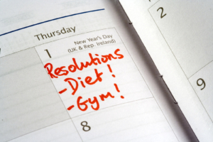 Calendar with new years resolutions written in red. Finding a skilled DBT therapist who can help you accumulate positives can help you establish realistic new years resolutions. Call now and see how we can support you with DBT coping skills in Los Angeles, 90274.