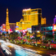 Image of the Las Vegas, NV strip lit up during the night. Looking for date night ideas for you and your partner? Learn places to go here! If you're looking for new ways to learn effective skills in your life learn how DBT therapy in Las Vegas, NV can help!